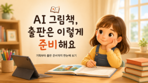 AI 그림책 출판 7단계 가이드, 기획부터 저작권·파일 준비까지