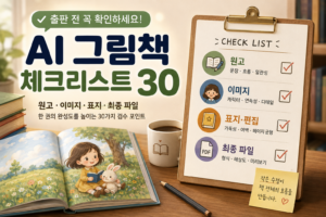 AI 그림책 출판 전 체크리스트 30가지, 마지막 검수에서 놓치기 쉬운 것들