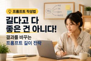 프롬프트는 길수록 좋을까? 짧게·중간·길게 직접 비교한 결과