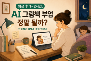 AI 그림책 부업, 퇴근 후 직장인·주부가 시작해도 될까?