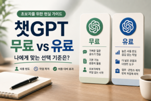챗GPT 무료 유료 차이