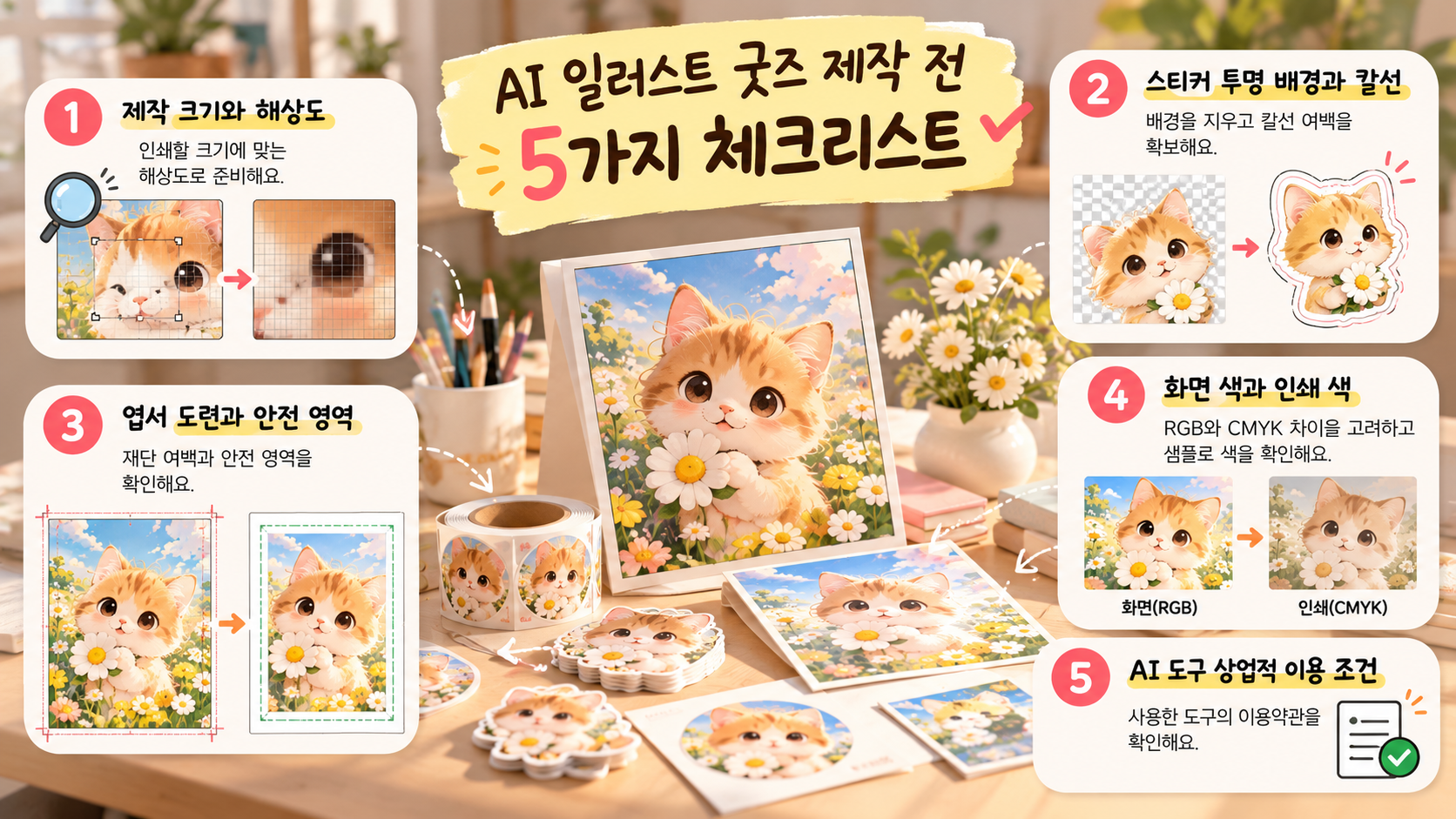 주문 전 5가지 최종 체크