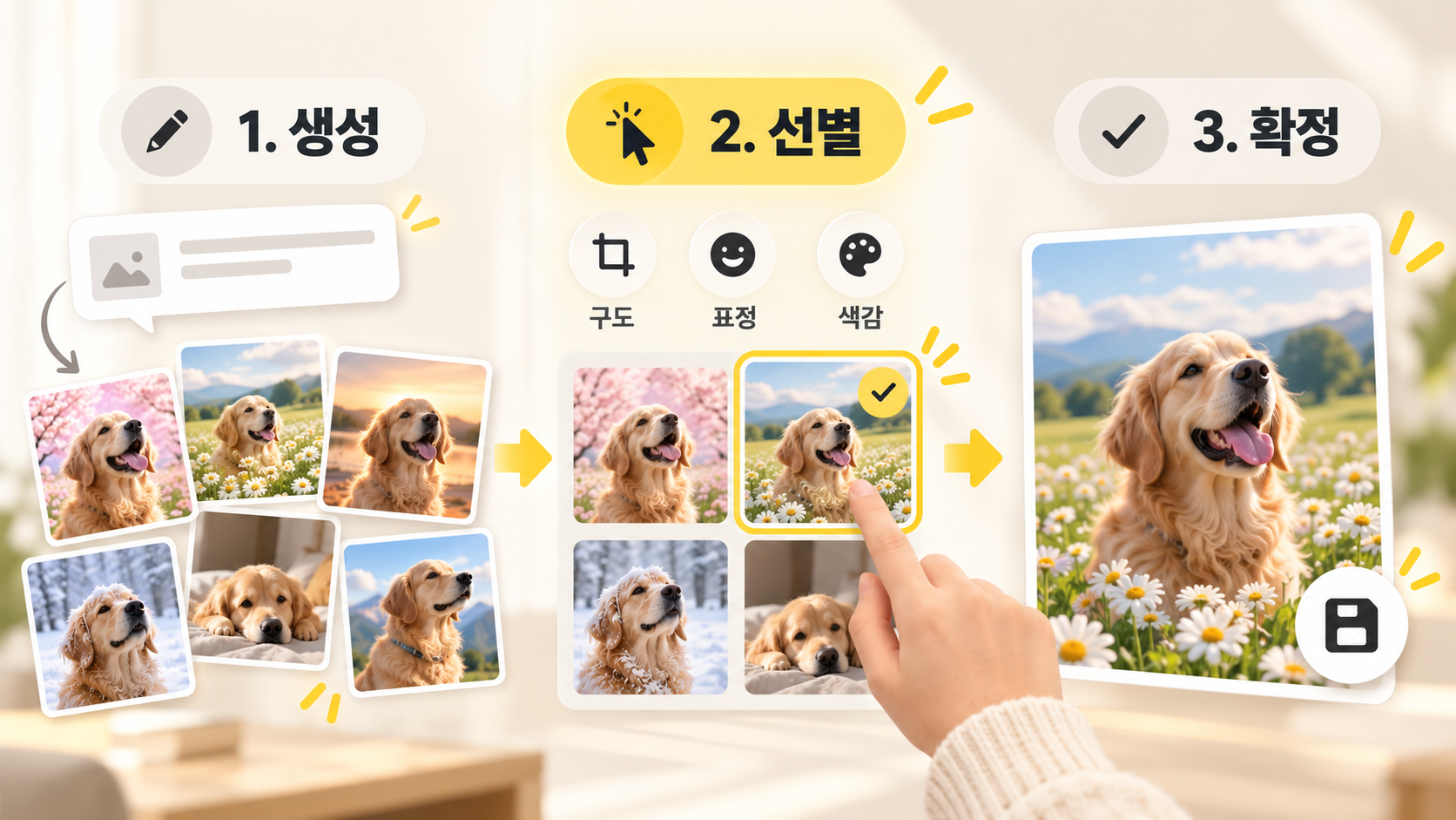 AI 그림 생성 워크플로우 3단계 