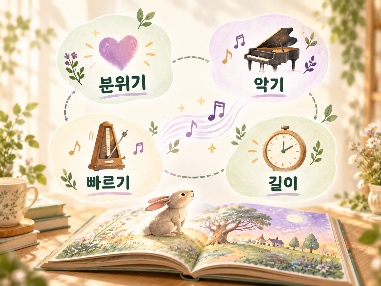 AI 배경음악 프롬프트 안내도