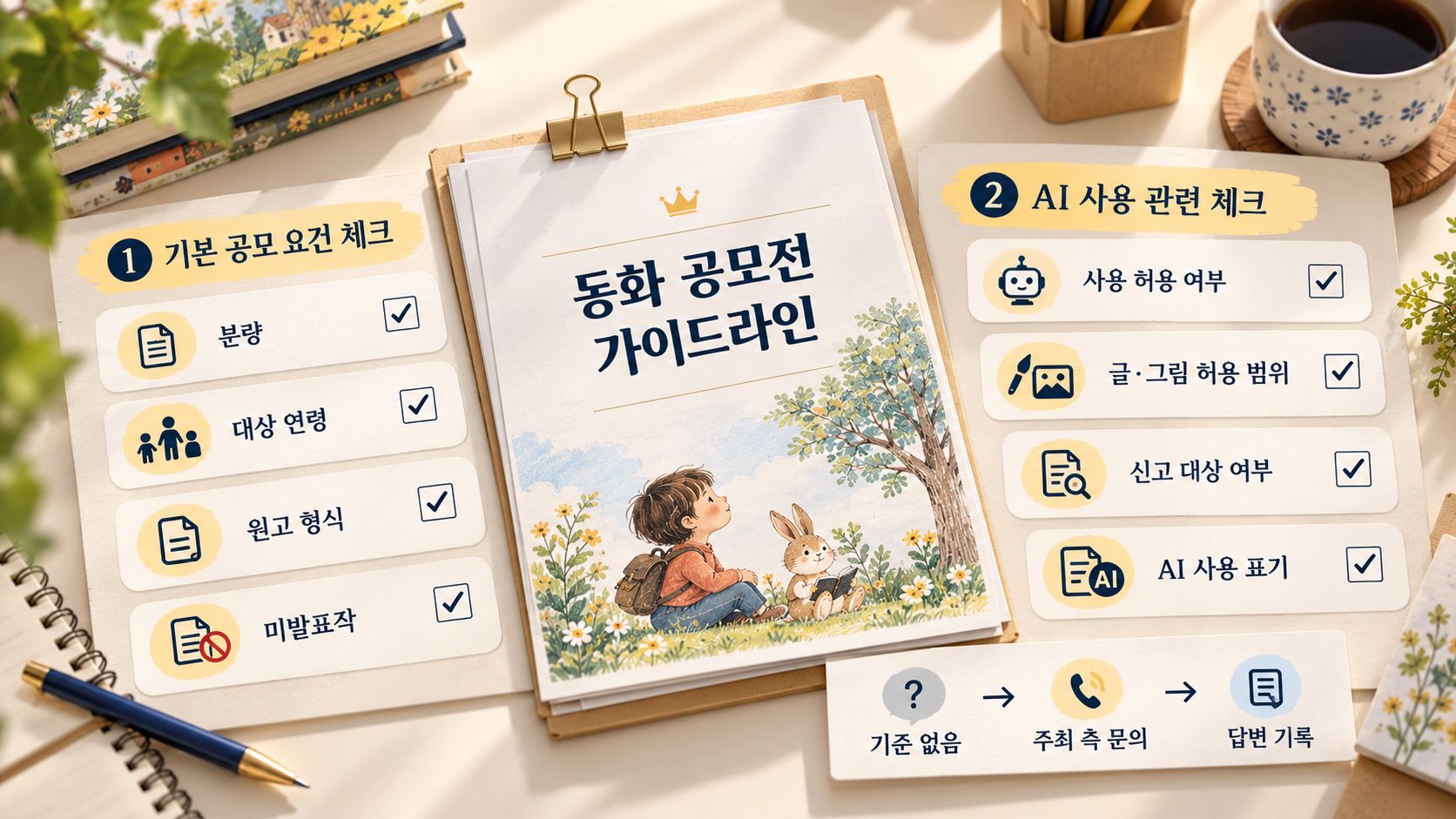 공모전 요강에서 AI 사용 확인