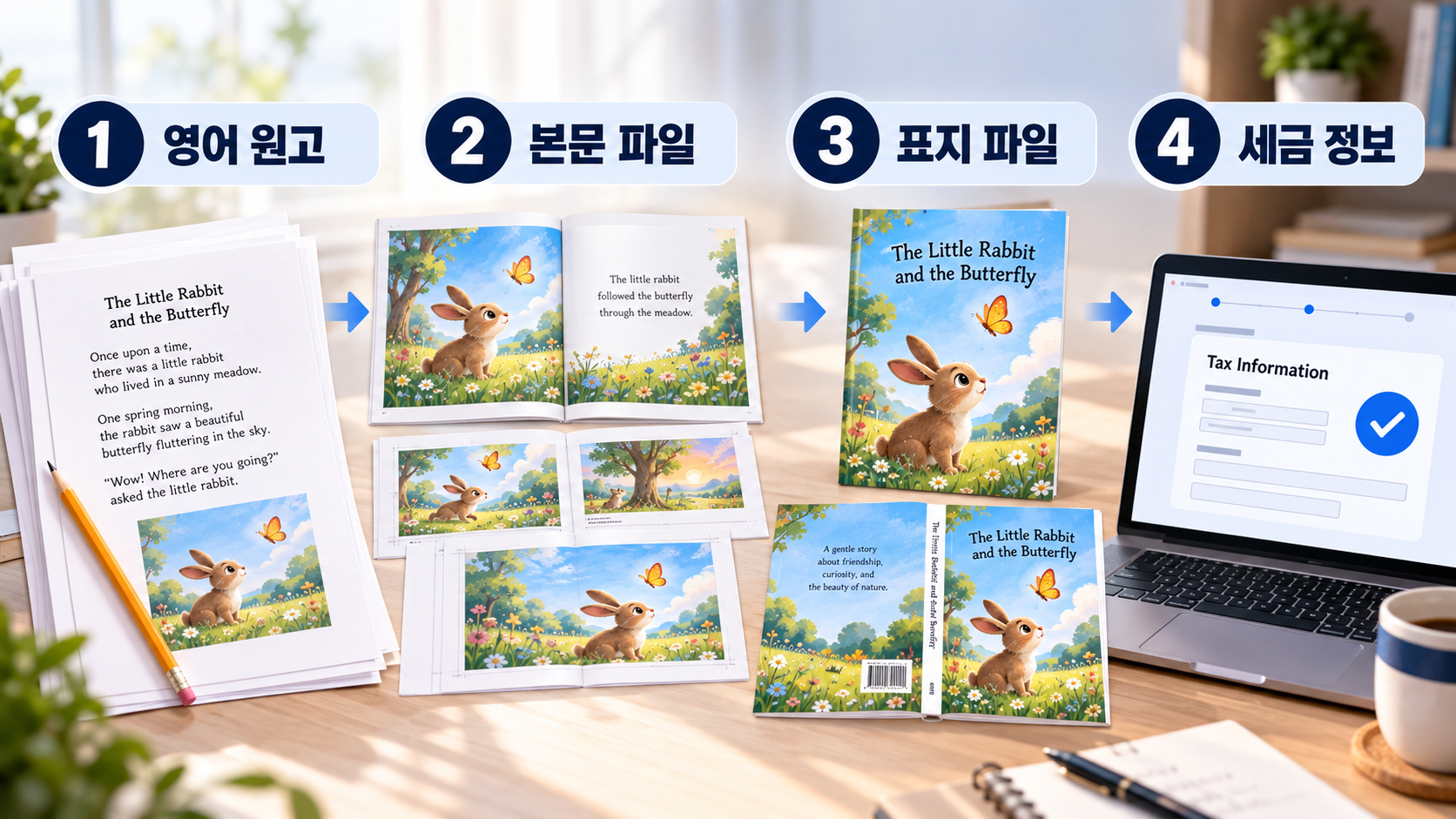 그림책 출판 4단계 안내
