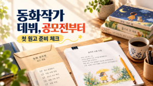 동화 작가가 되기 위한 첫 공모전 준비 과정