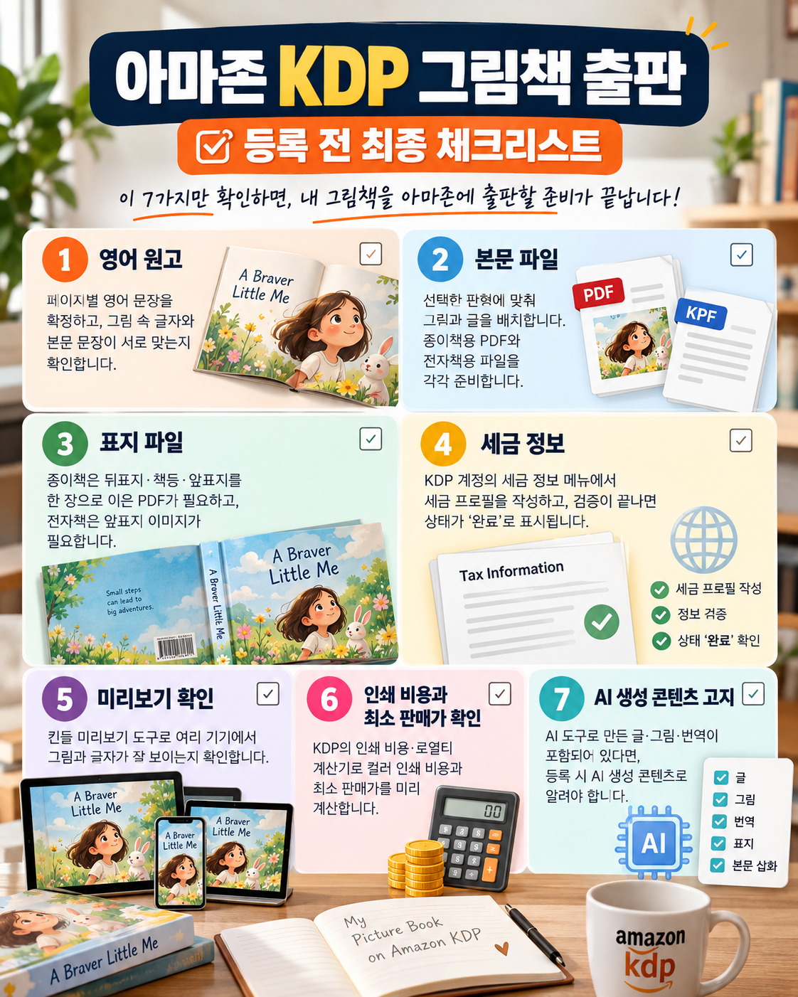 아마존 KDP 그림책 출판 최종 체크리스트
