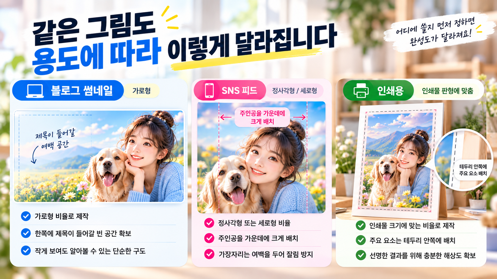 AI 이미지 생성 용도별 이미지 제작 가이드
