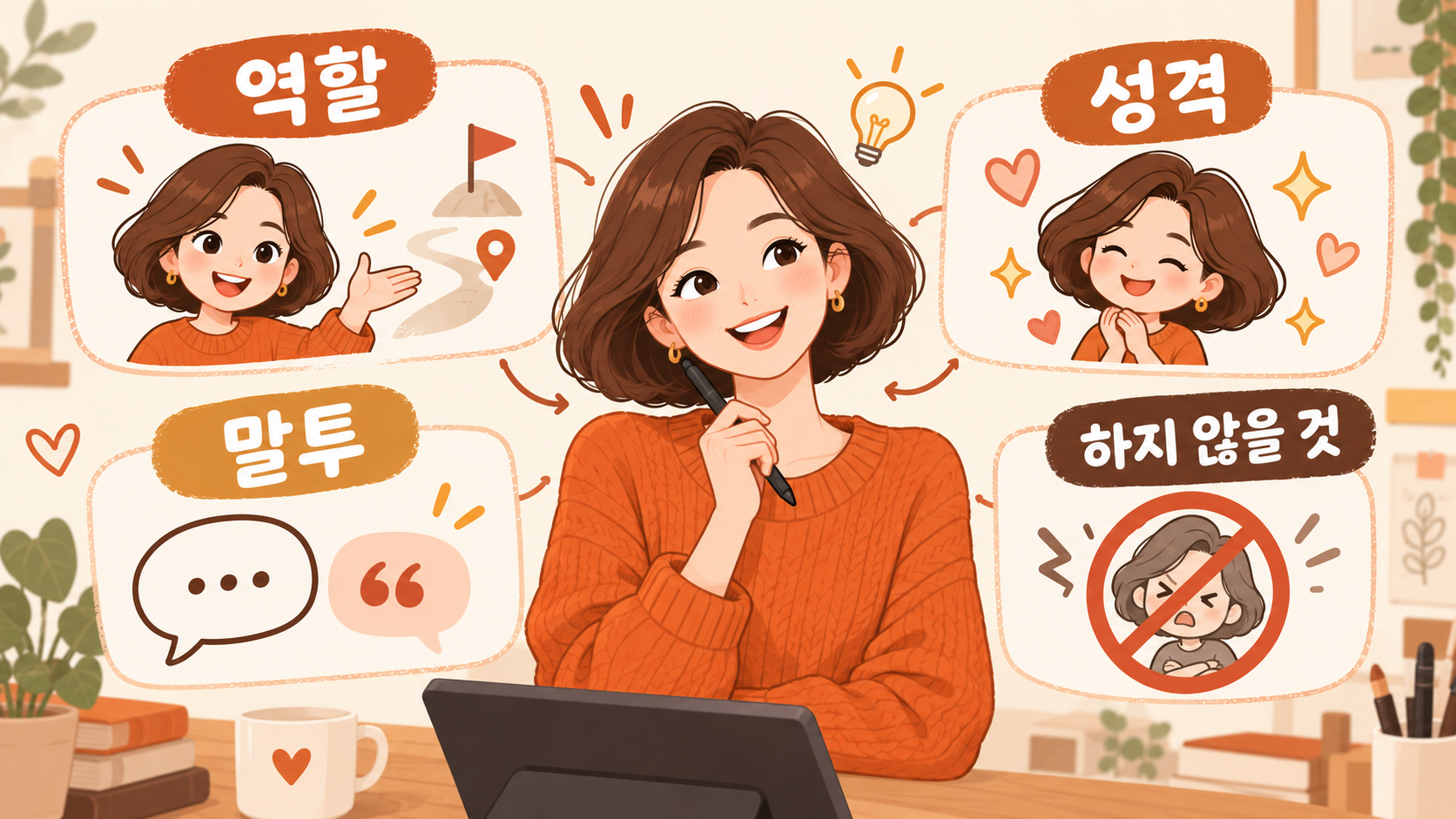 캐릭터 기획을 위한 네 가지 키워드