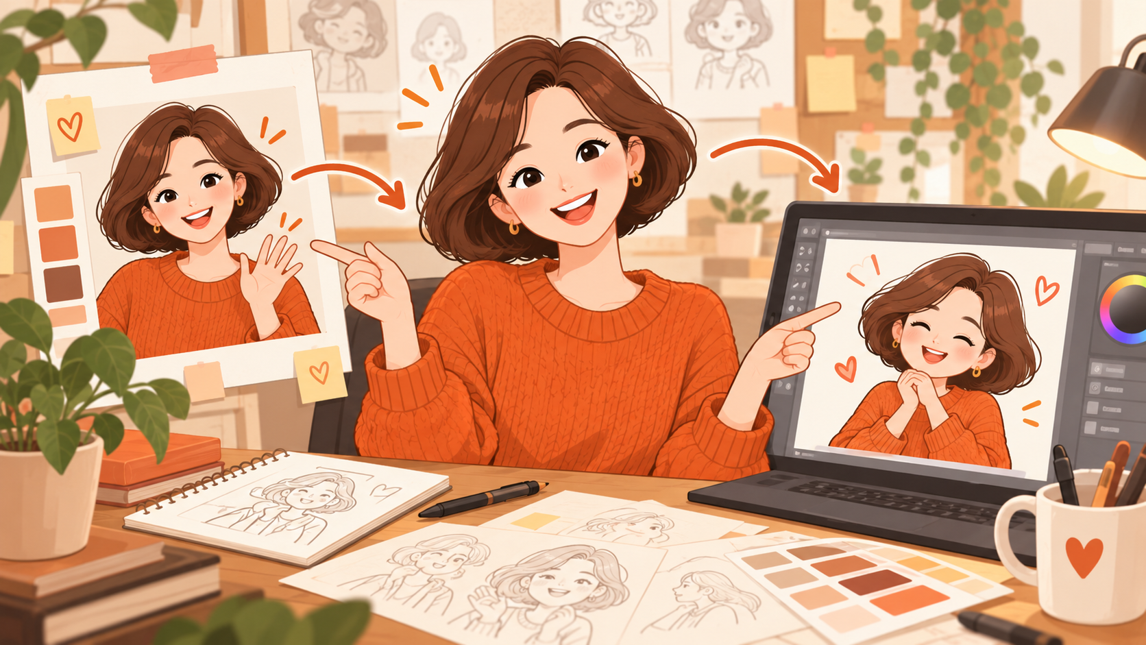 캐릭터 일관성 작업실