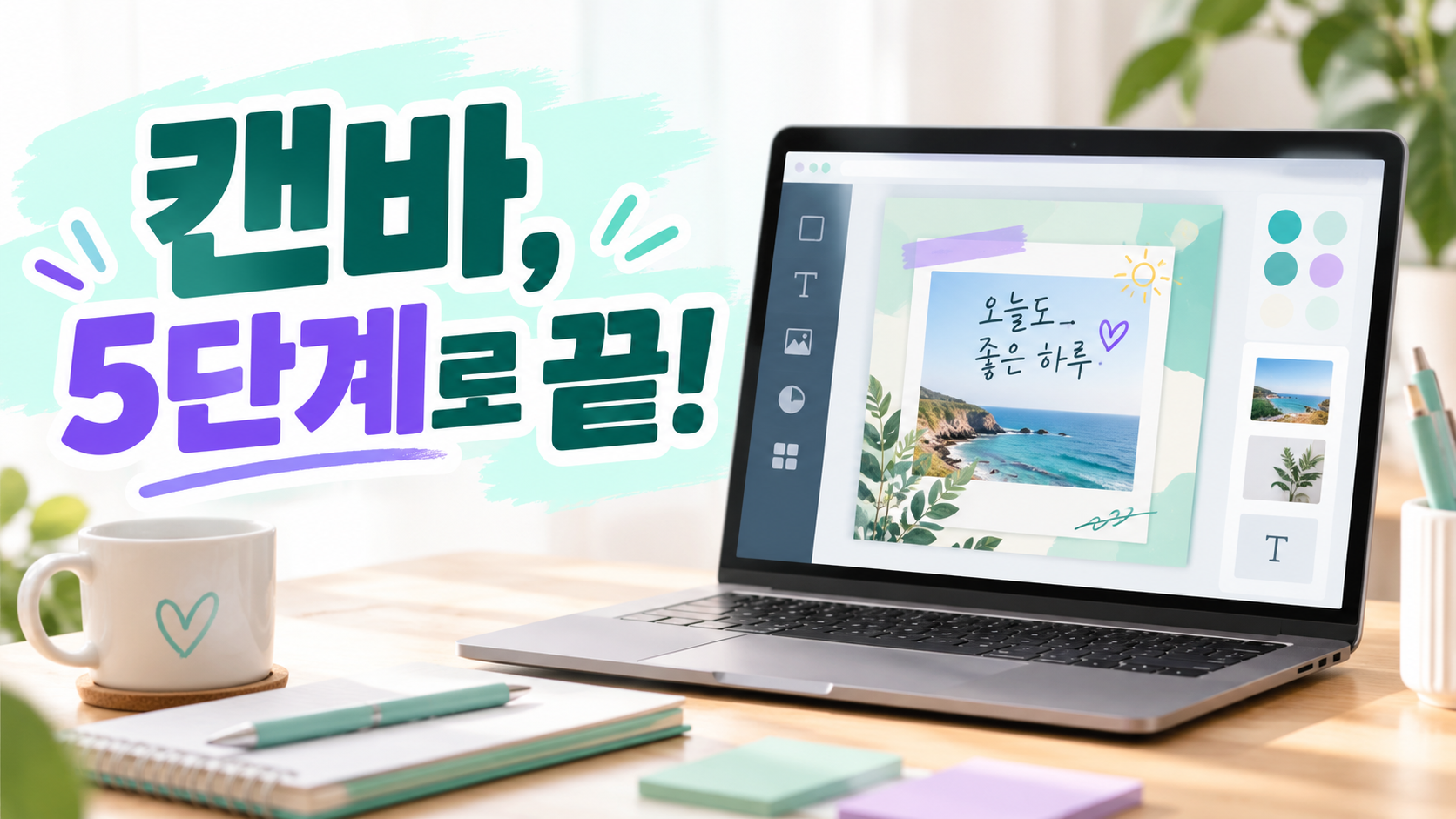 캔바 5단계로 끝나는 디자인
