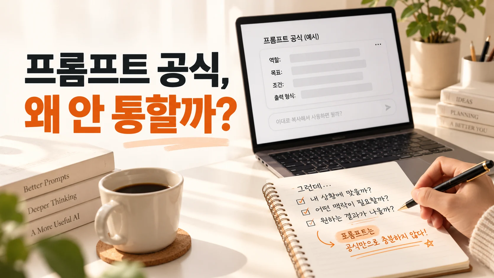 챗GPT 프롬프트 공식, 왜 안 통할까