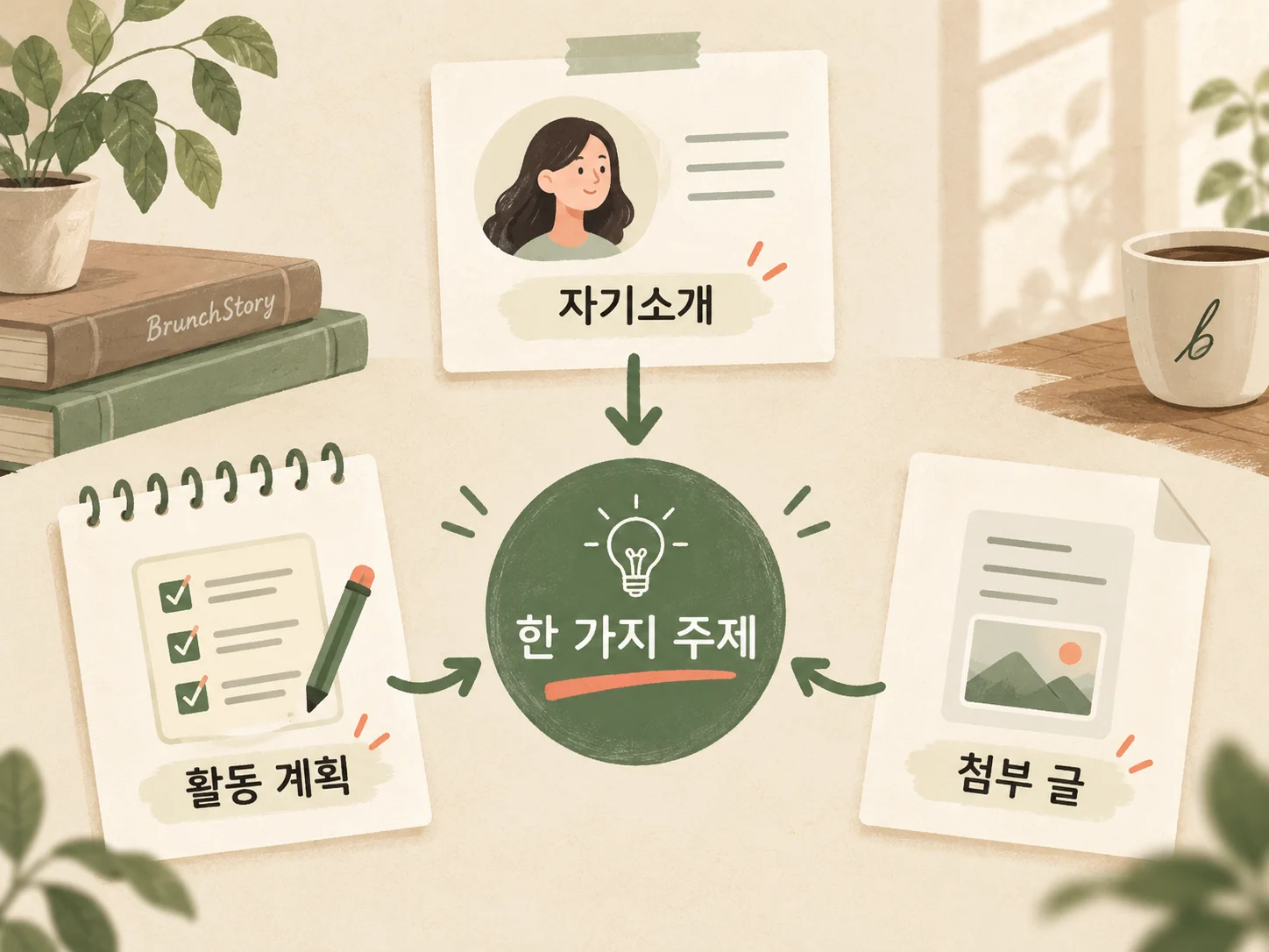 한 가지 주제 인포그래픽